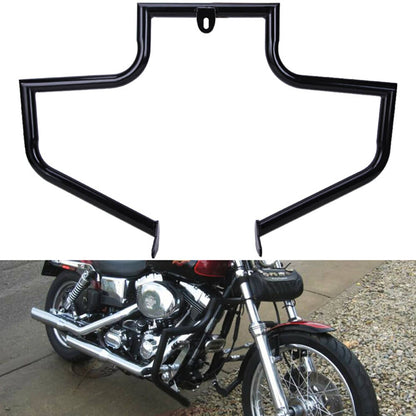 Solidspare Gloss Black Highway Engine Guard Crash Bar For Harley Softail FLSTN FLSTNI 05-17