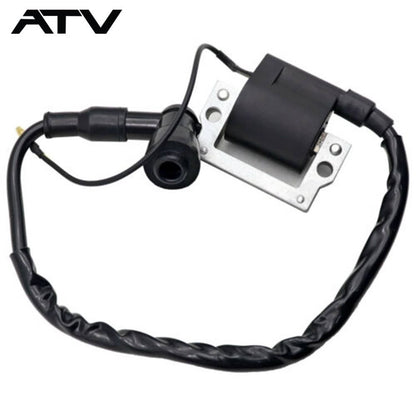 Solidspare NEW Black Ignition Coil For Golf Cart Yamaha G1 J10 1976-1986 ATV