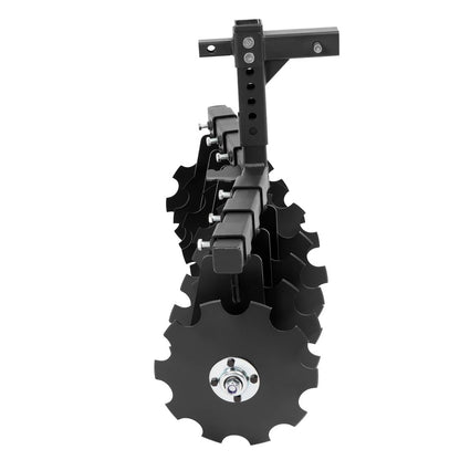 Solidspare 34" Disc Plow Harrow w/ 2-inch Receiver Hitch 8-blade disc For Tractor ATV UTV