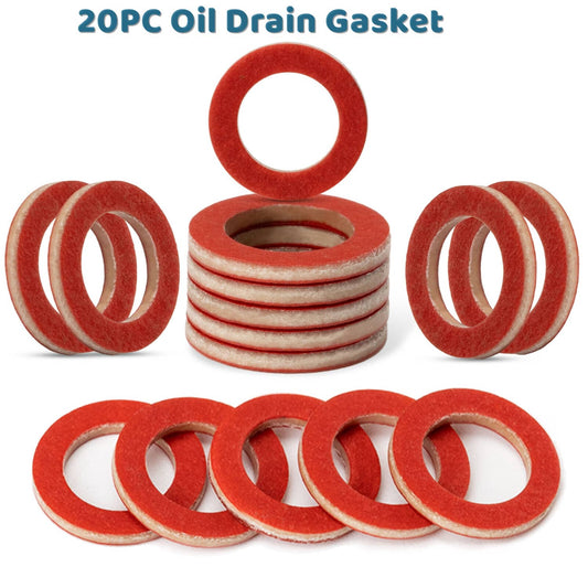 Solid Spare YAMAHA Lower Unit Oil Drain Gasket 20pcs Replaces 90430-08020 & 90430-08003