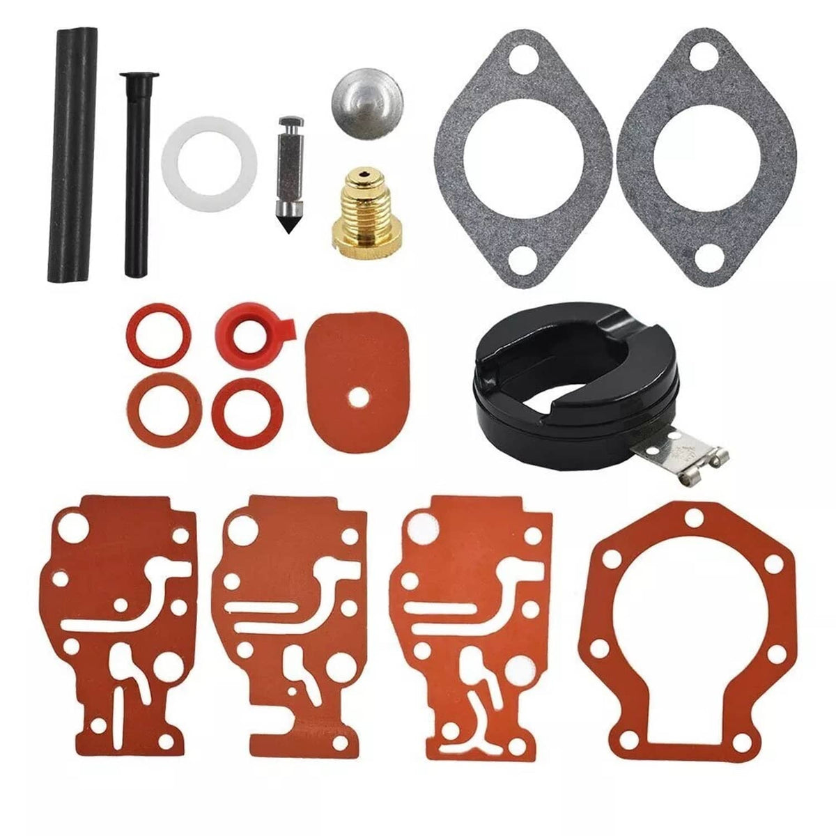 Solid Spare Carburetor Repair Kit For Johnson Evinrude 6 8 9.9 15 20 HP 0439073 0431897 New