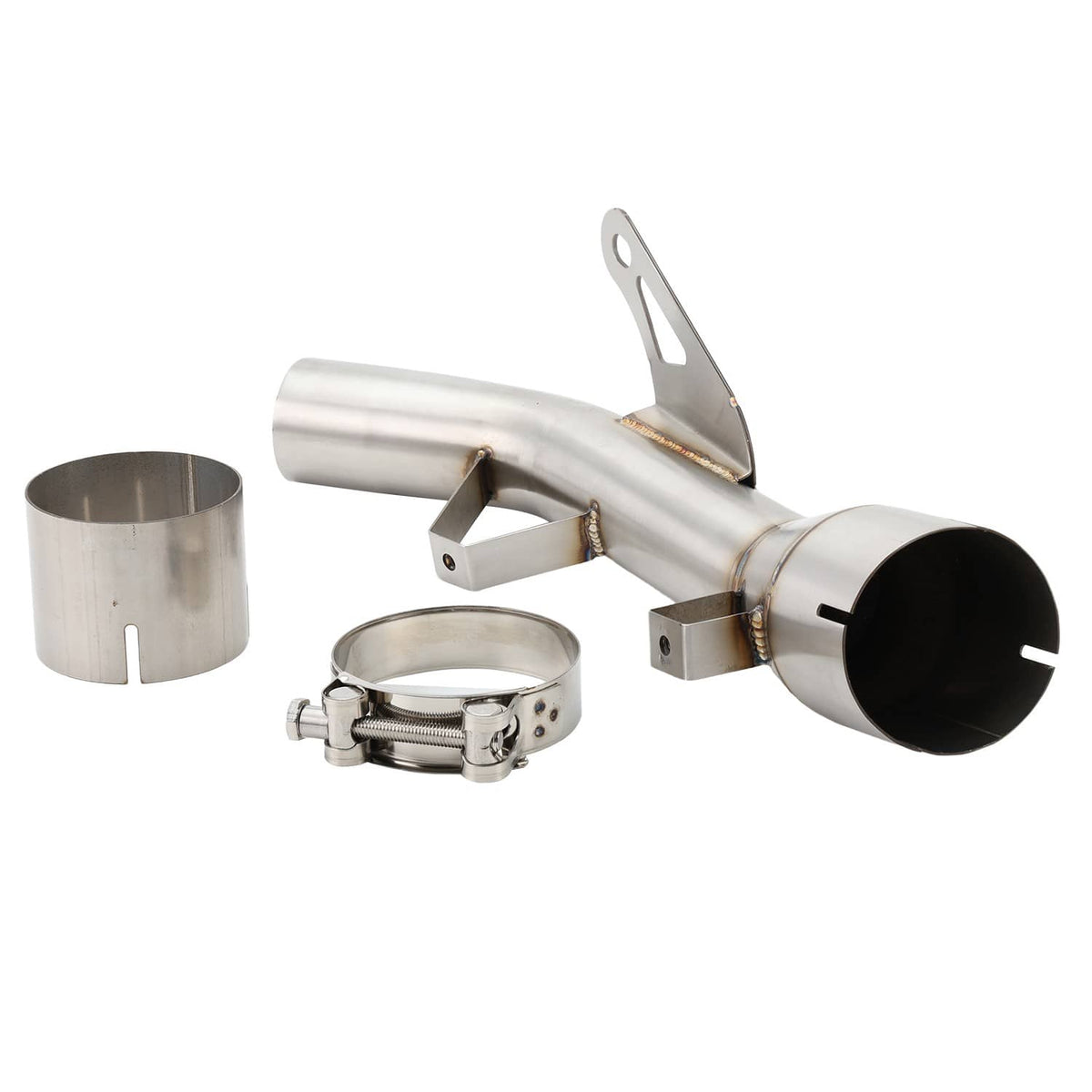 Solidspare Slip-On Exhaust System Mid Link Pipe Fit For Kawasaki Z900 Z 900 2017-2025 18 19