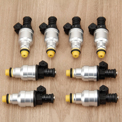 Solidspare 8PCS 42LB Fuel Injectors For GM LT1 LS1 LS6 Mustang SOHC DOHC V8 440cc EV1
