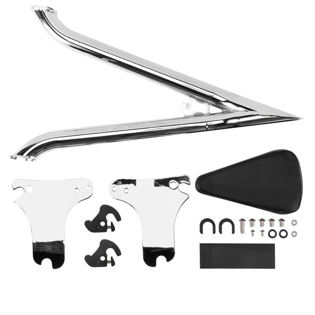 Solidspare Passenger Backrest Sissy Bar For Harley Touring Electra Glide Road King 97-08