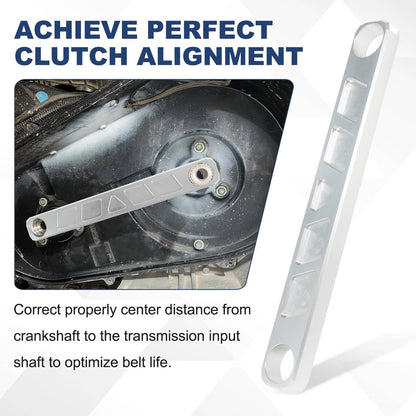 Solidspare Aluminum Transmission Shaft Clutch Alignment Tool for Polaris RZR 2016-24 Silver