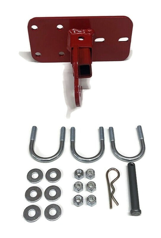 Solid Spare Heavy Duty TRAILER HITCH RECEIVER for Ferris ZTR Lawn Mower with 3 Tube Bumper