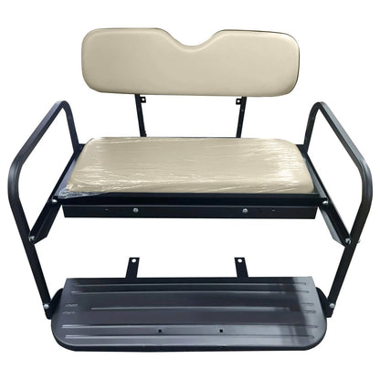 Solidspare Flip Folding Rear Back Seat Kit For Yamaha Drive G29 2007-2016 Golf Cart