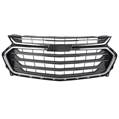 Chrome Front Bumper Upper+Lower Grille For Chevrolet Chevy Traverse 2018 19-2021