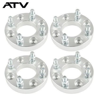 Solidspare 4PCS 1" Wheel Spacers 4x4 4x101.6 1/2"x20 For Golf Carts For EZGO Club Cars