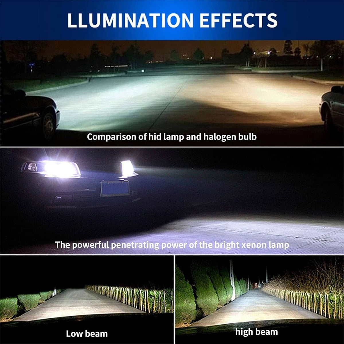 Solidspare Pair For 2015-2021 Dodge Charger LED Projector Headlights RGB Color Change Lamps