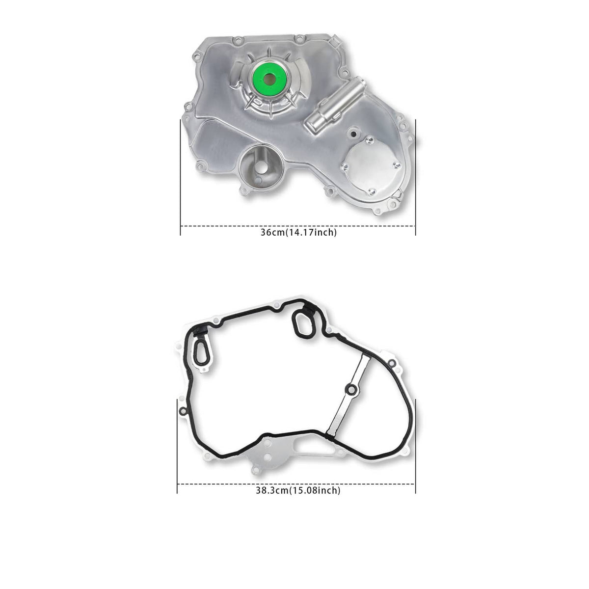 Solidspare For 09-17 GM 2.4L Ecotec Timing Chain Kit VCT Selenoid Actuator Oil Water Pump