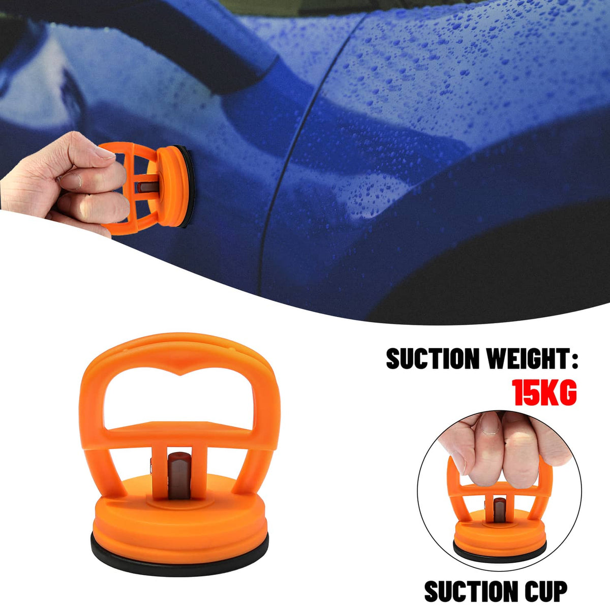 Solidspare Auto Car Body Dent Repair Puller Pull Panel Ding Remover Sucker Suction Cup Tool