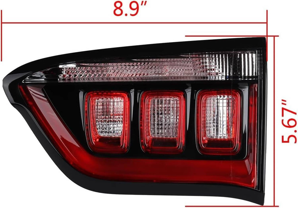 Solidspare Aftermarket Inner Halogen Tail Light Right Side Inner for 2017-2026 Jeep Compass