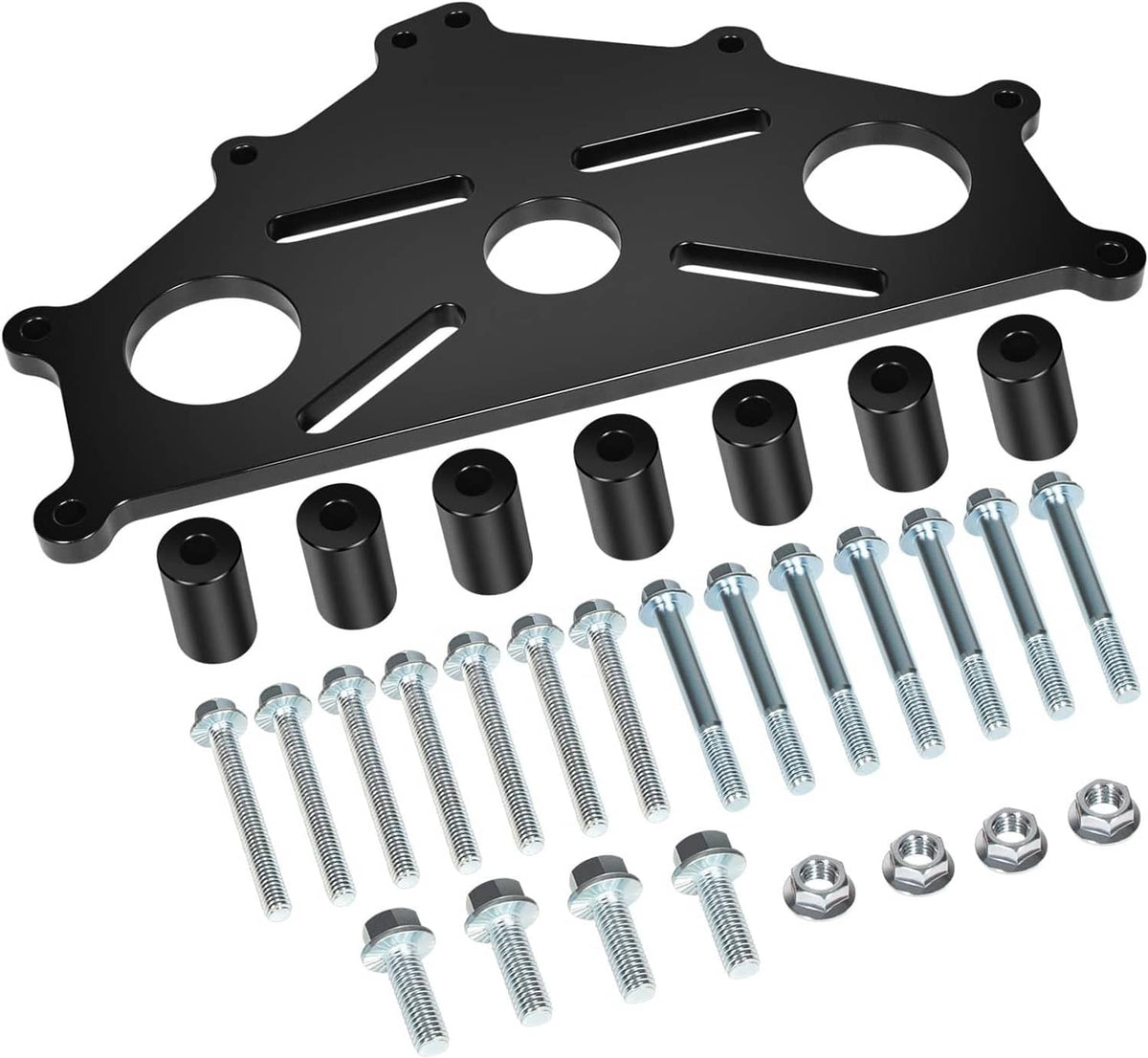 Solid Spare Engine Safe Stand Adapter Plate for Chevy Small/Big Block Duramax SBC BBC LS LT