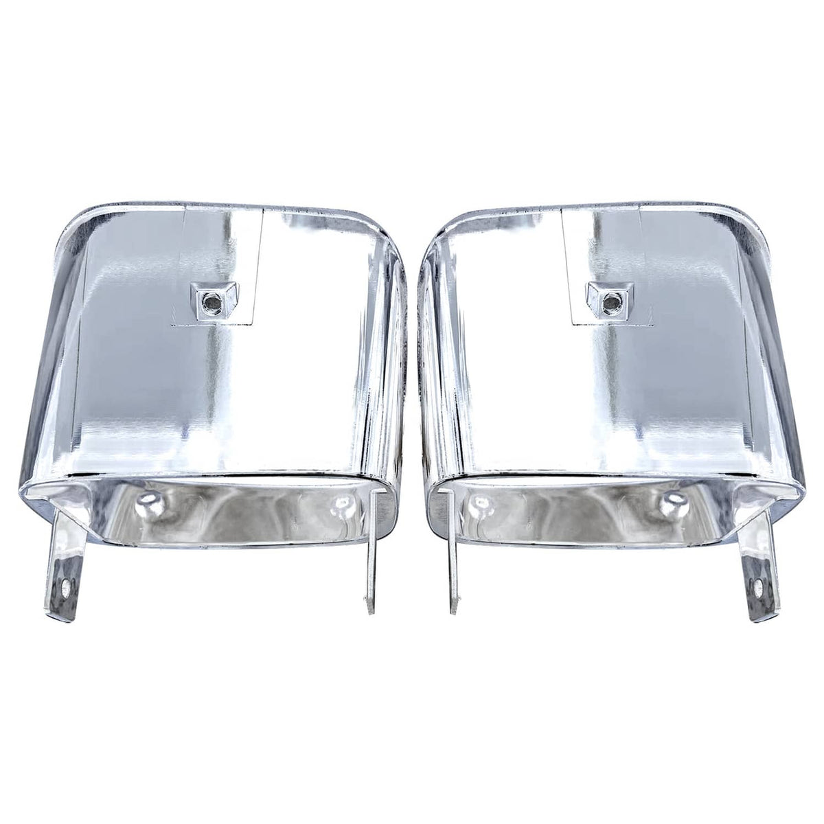 Solid Spare Pair For Chevrolet Camaro Z28 Z-28 1978 1979 1980 1981 Park Light Bezels Chrome
