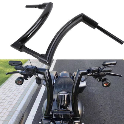 Solidspare BLACK 16" DNA MONSTER APE HANDLEBARS FAT BAR 2" FOR HARLEY BREAKOUT CVO SOFTAIL