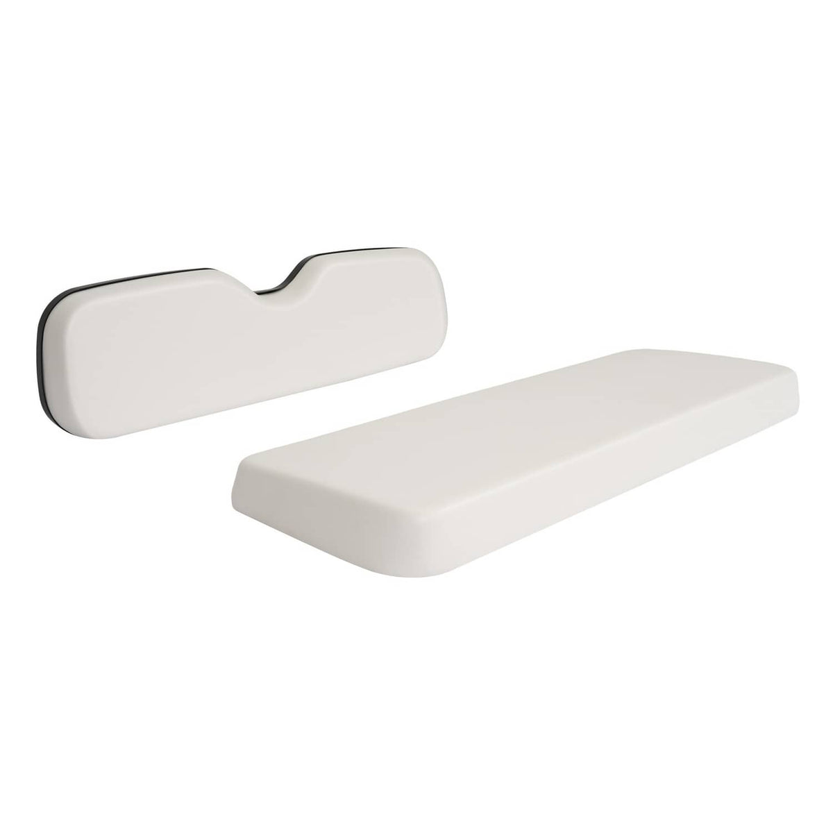Solidspare White Seat Bottom Backrest Cushion Golf Cart For EZGO RXV,TXT,ST,ST Sport,Valor