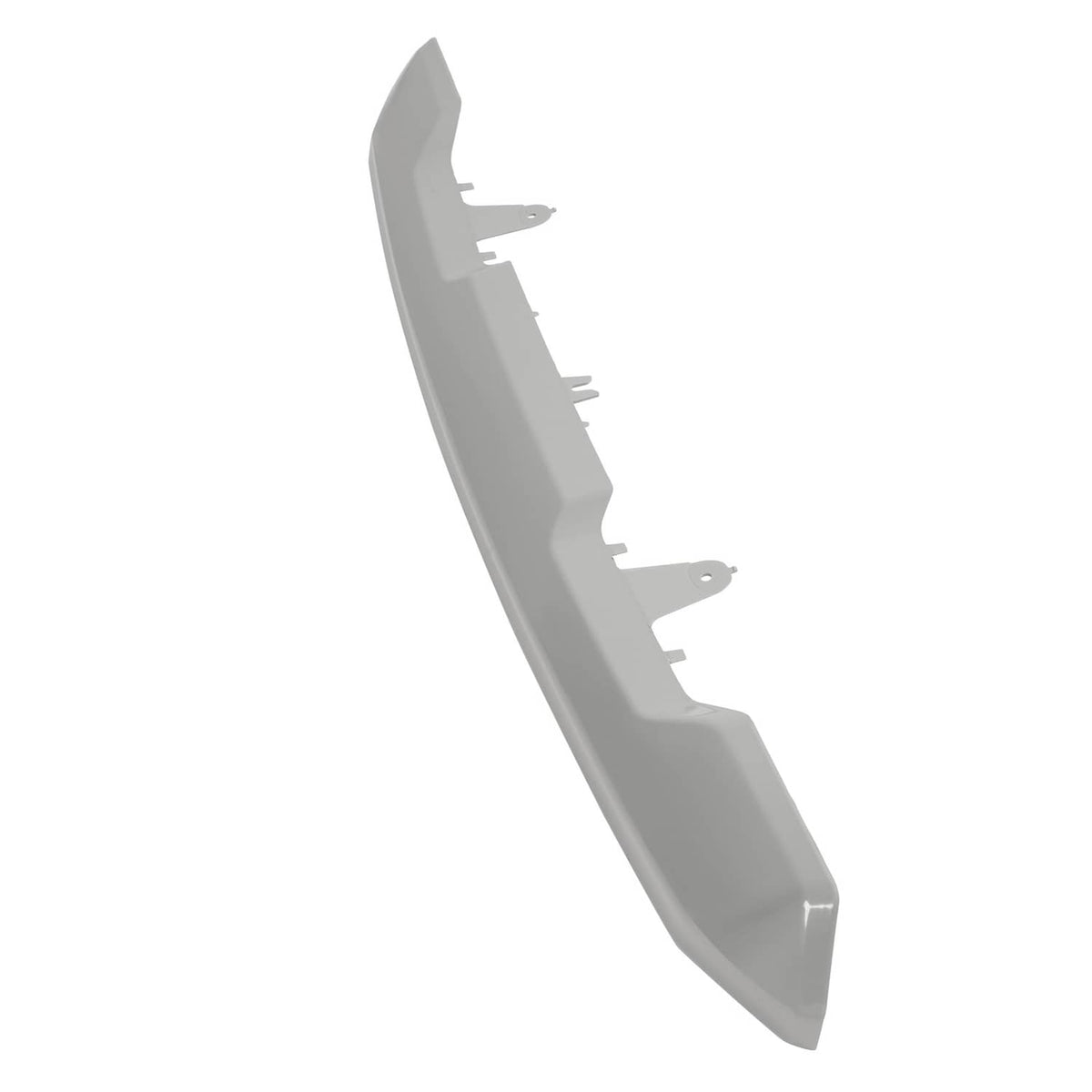 Solid Spare Front Upper Top Grille Hood Molding Trim Gray For 20-23 GMC Sierra 2500 3500 HD