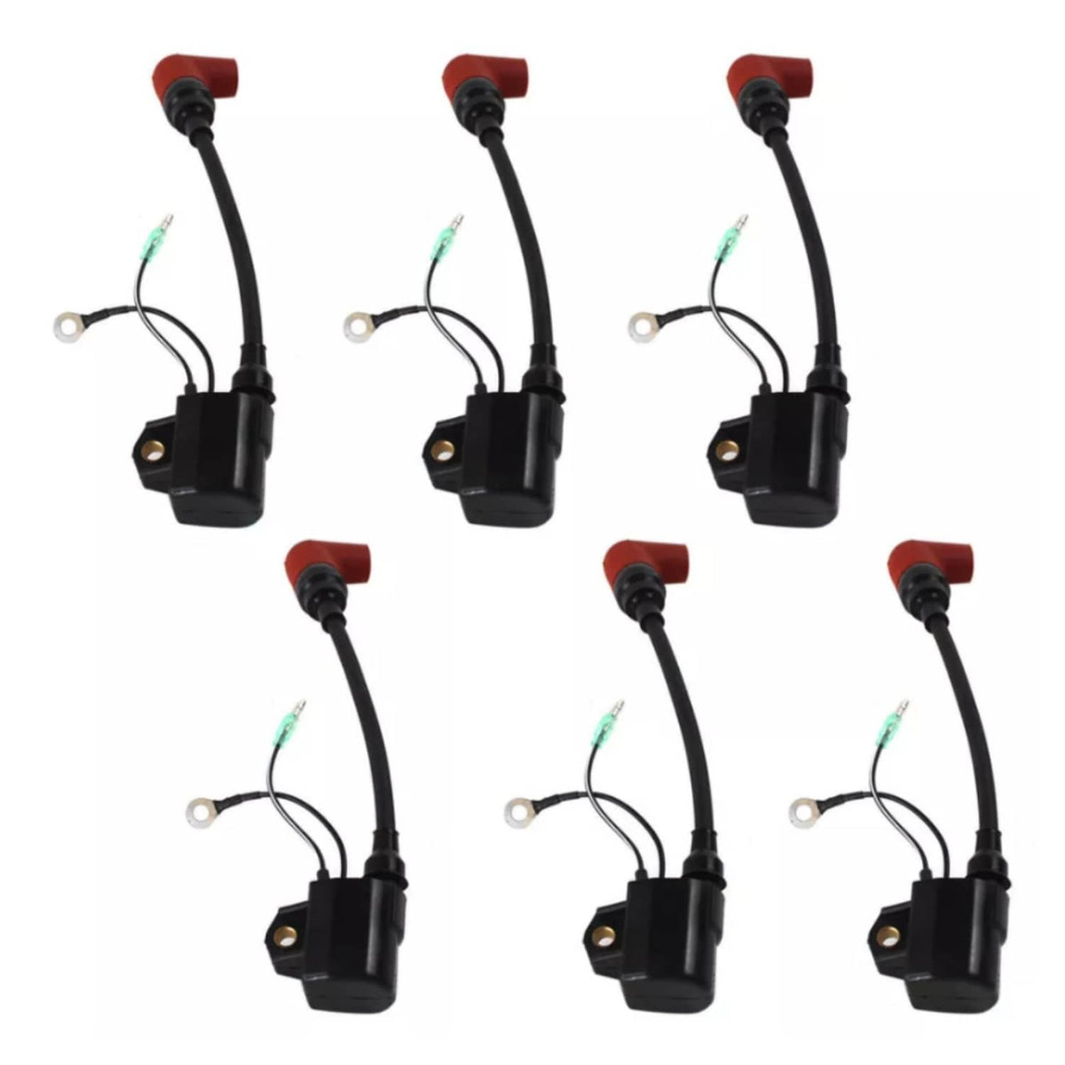Solid Spare 6X Ignition SET 6R3-85570-01 00 for Yamaha Outboard 100HP 175 200 225HP 2 Storke