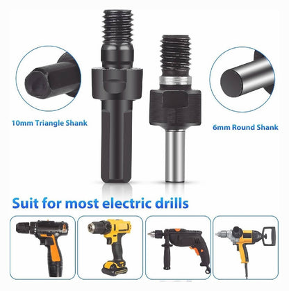 Solid Spare 6 in 1 Electric Drill Conversion Angle Grinder Adapter 6mm Connecting Rod Kit