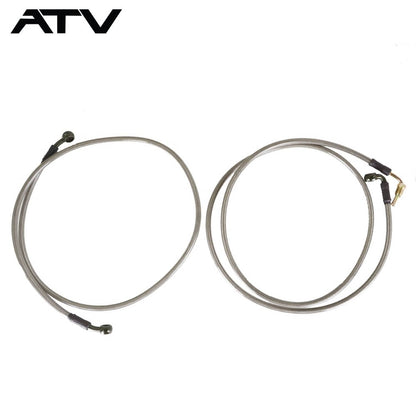 Solidspare Extended Front & Rear Brake Lines Fit for Polaris RZR 800 S 4, RZR XP 900, 570