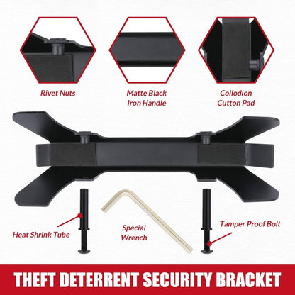 Solidspare Generator Theft Deterrent Security Bracket for Honda EU2200i, EU2000i, 2 Pack