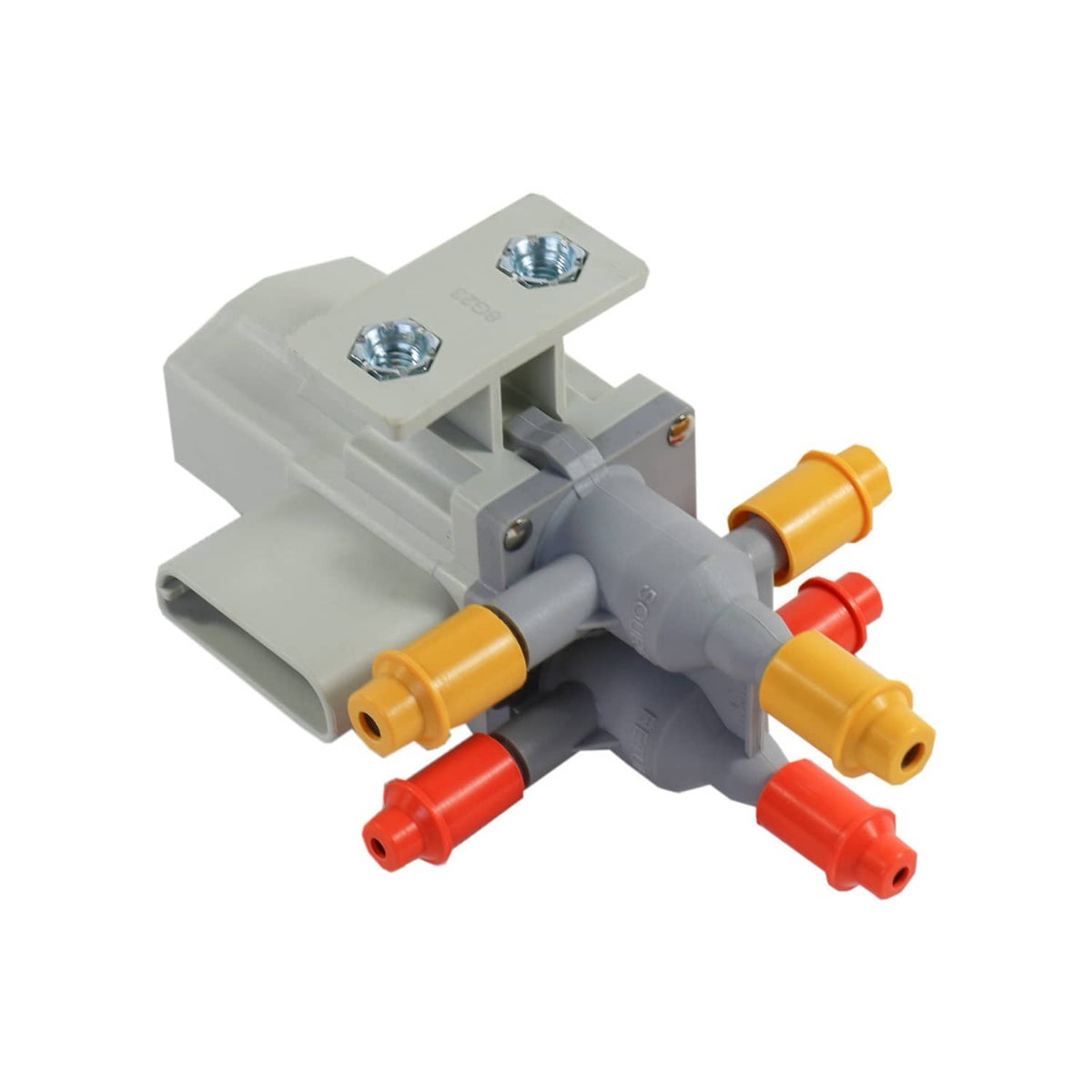 Solidspare 6C3Z9189A Fuel Tank Selector Valve Assembly,6 Ports for Ford Super Duty Diesel