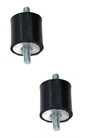 (2) Rubber Isolation Mounts for Air Intake Anti Vibration Dampner Cold Short Ram