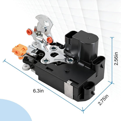 Solid Spare Door Lock Actuator Integrated Latch LH Driver Side Front for Chevy GMC Silverado