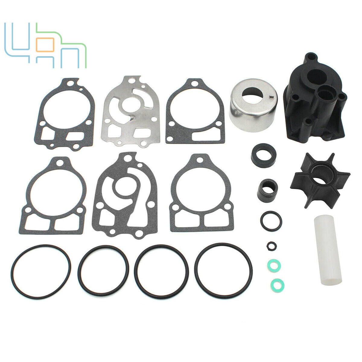Solid Spare 18-3314 46-73804A3 For Mercury 75 80 90 115 140 150 HP Water Pump Impeller Kit