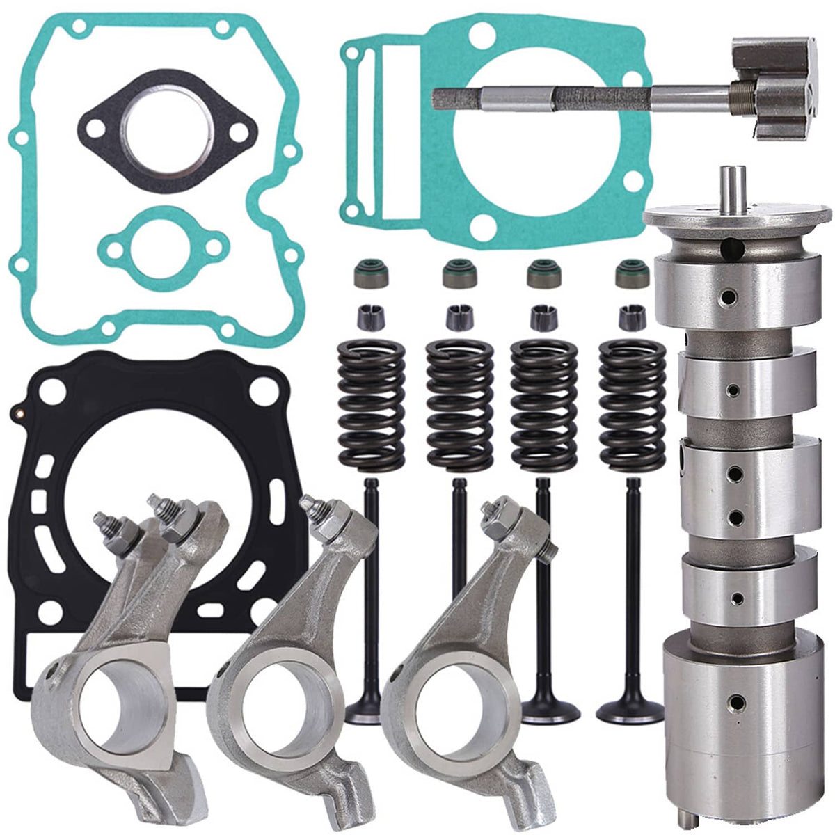 Solidspare Camshaft Rocker Arm & Cylinder Head Gasket Kit For Polaris Magnum Scrambler 500