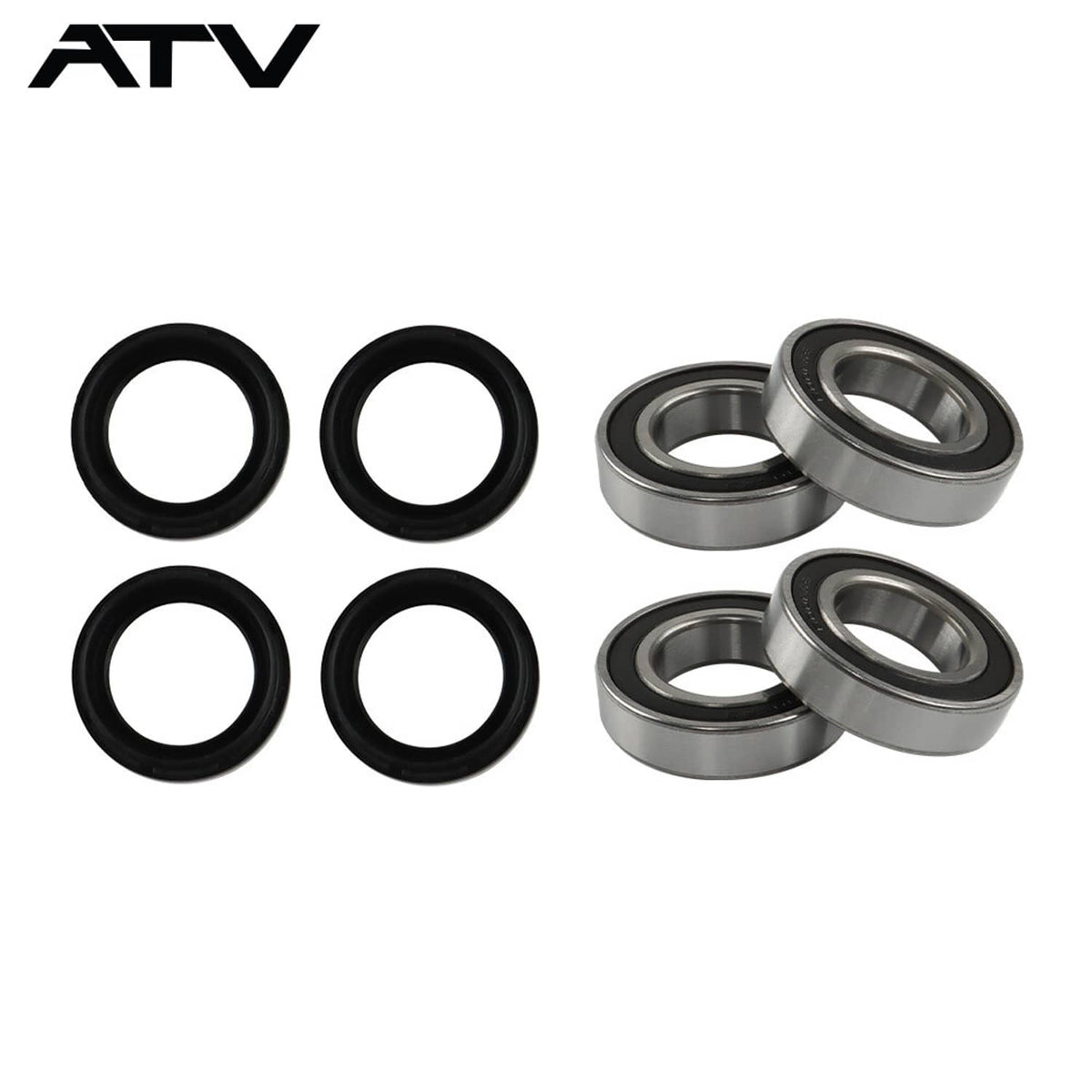 Solidspare For Yamaha Kodiak 400 450 2x4 4x4 us Both Front Wheel Bearing And Seal Kit