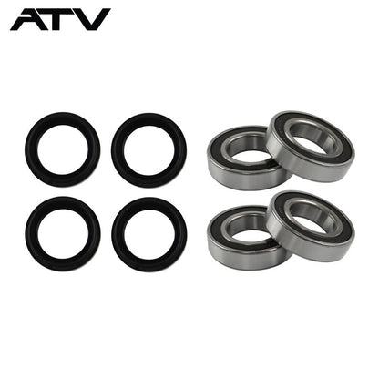 Solidspare For Yamaha Kodiak 400 450 2x4 4x4 us Both Front Wheel Bearing And Seal Kit