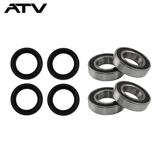 Solidspare For Yamaha Kodiak 400 450 2x4 4x4 us Both Front Wheel Bearing And Seal Kit