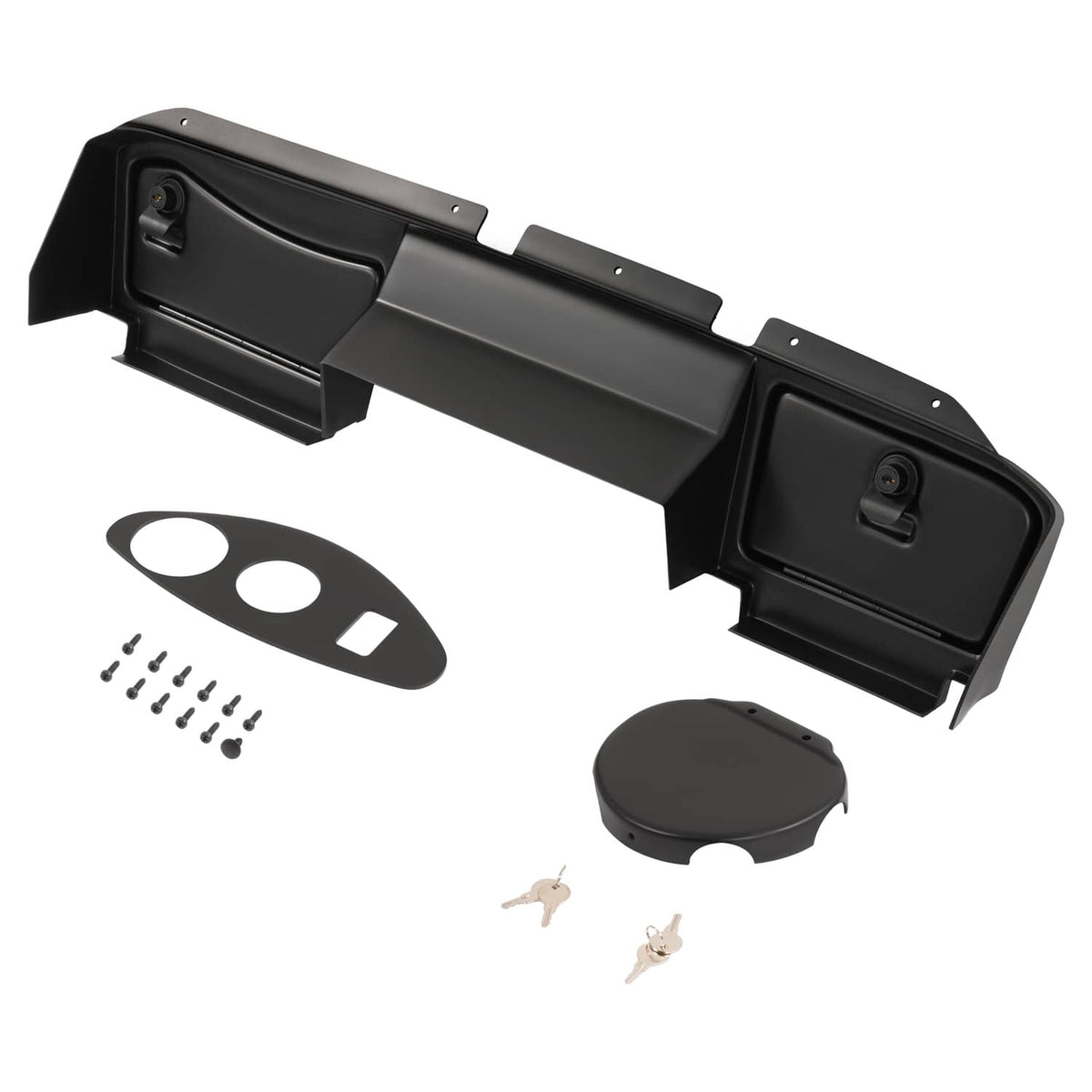 Solidspare For EZGO RXV 2008-2014 New Golf Cart Matte Black Dash Board Cover Assembly