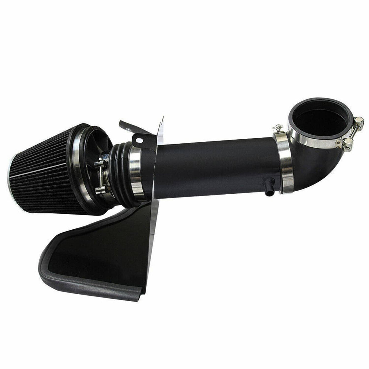 Solidspare 4" Cold Air Intake Kit + Heat Shield for 05-10 Dodge Chrysler HEMI 5.7L 6.1L V8