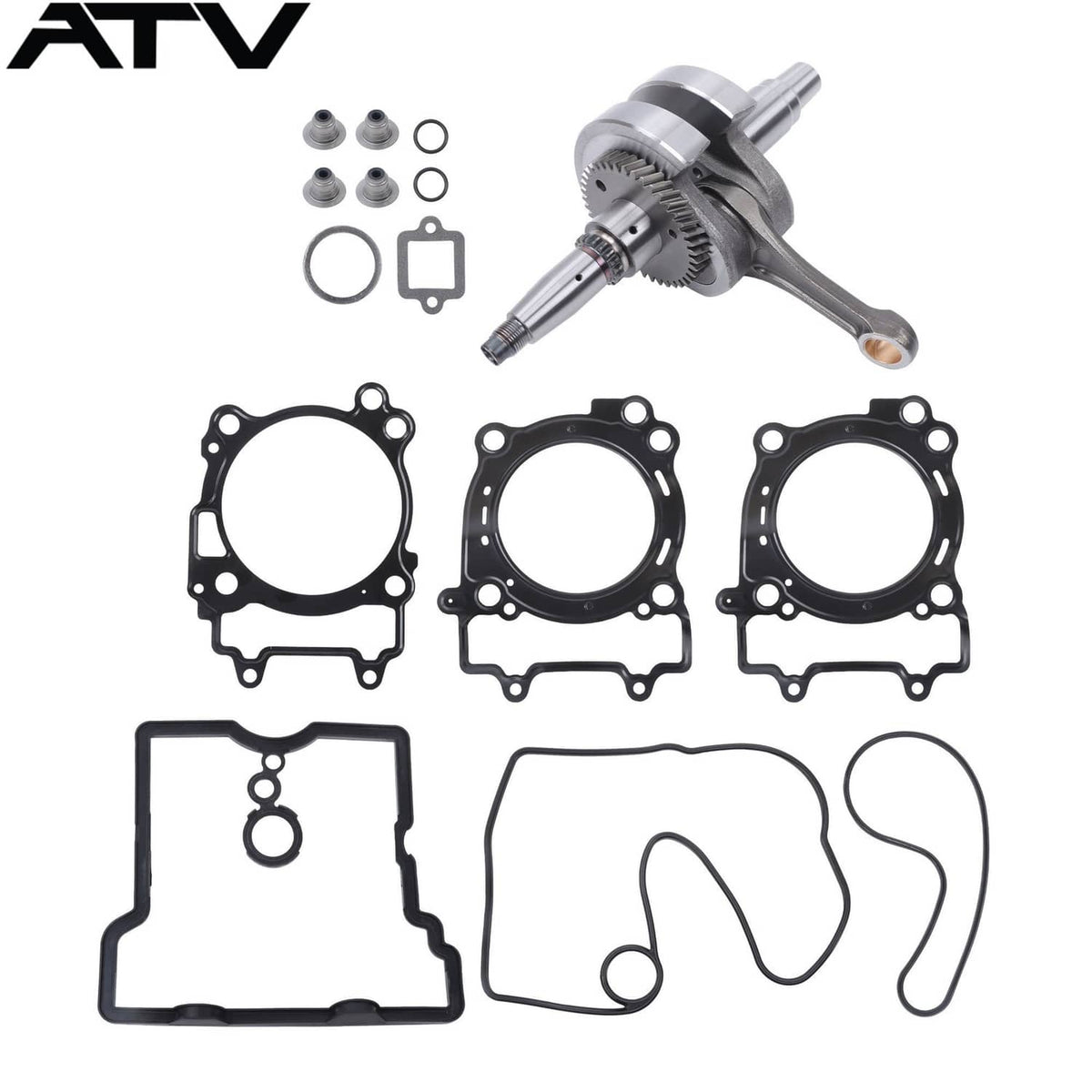 Solidspare 2204729 For Polaris RZR570 Crankshaft+Overhaul Pad Engine Rebuild Kit 2012-2016