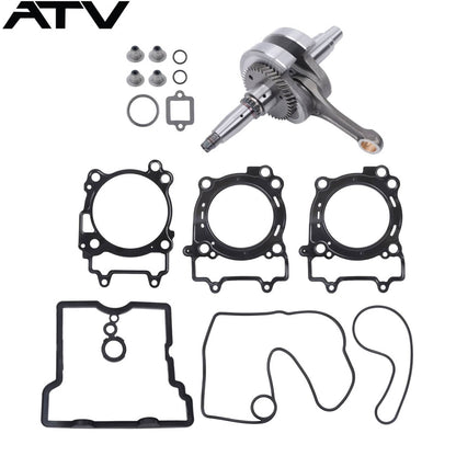 Solidspare 2204729 For Polaris RZR570 Crankshaft+Overhaul Pad Engine Rebuild Kit 2012-2016