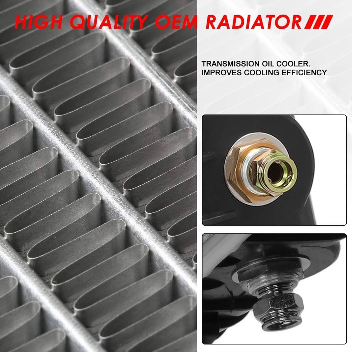 Solidspare Radiator for Chevy Silverado 2500 HD Silverado 3500 HD GMC Sierra 2500 22900479