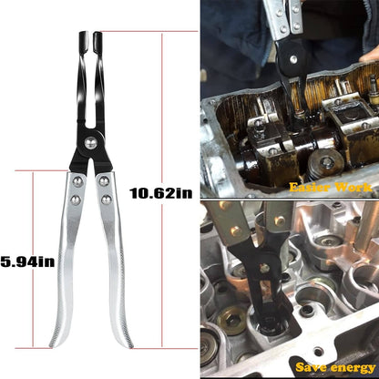 Solid Spare HW0107 Valve Stem Seal Pliers and 19700 Valve Holder Replacement Repair Tool Set