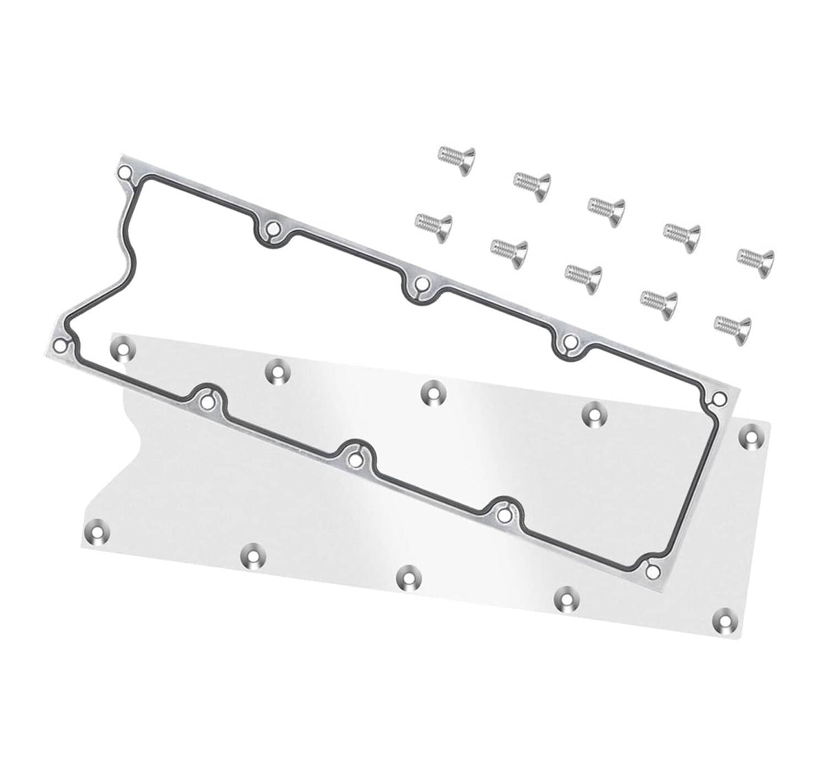 Solidspare Billet Knock Sensor Delete LSX LS1 For LS Gen 3 VALLEY PAN Cover & GASKET Plate