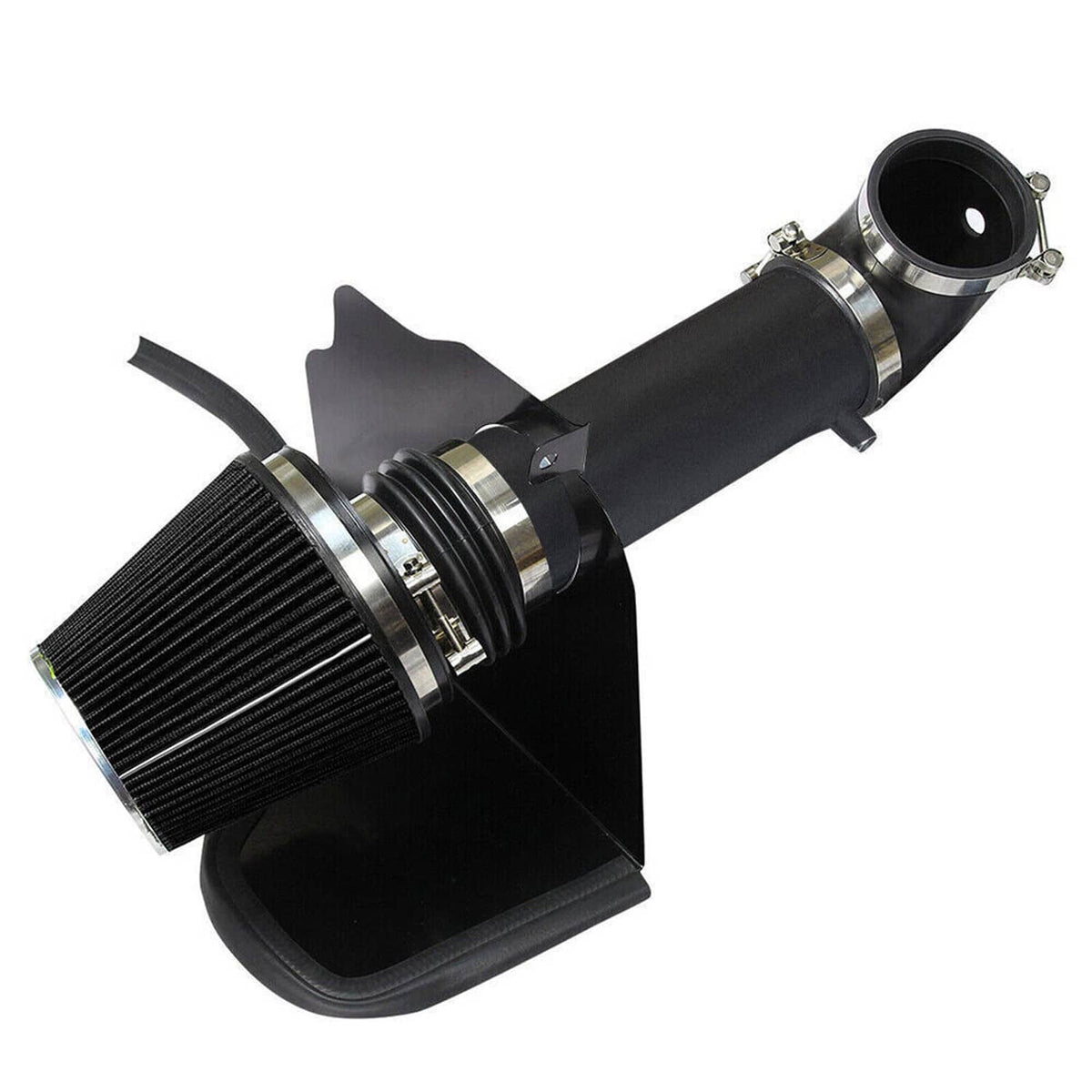 Solidspare 4" Cold Air Intake Kit + Heat Shield for 05-10 Dodge Chrysler HEMI 5.7L 6.1L V8