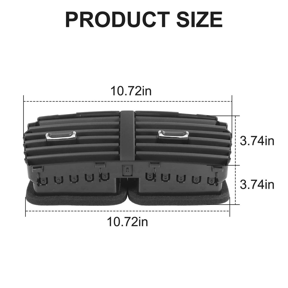 Solidspare Dash A/C Heater-Air Outlet Louver Vent BB5Z-19893-AD For 2011-15 Ford Explorer