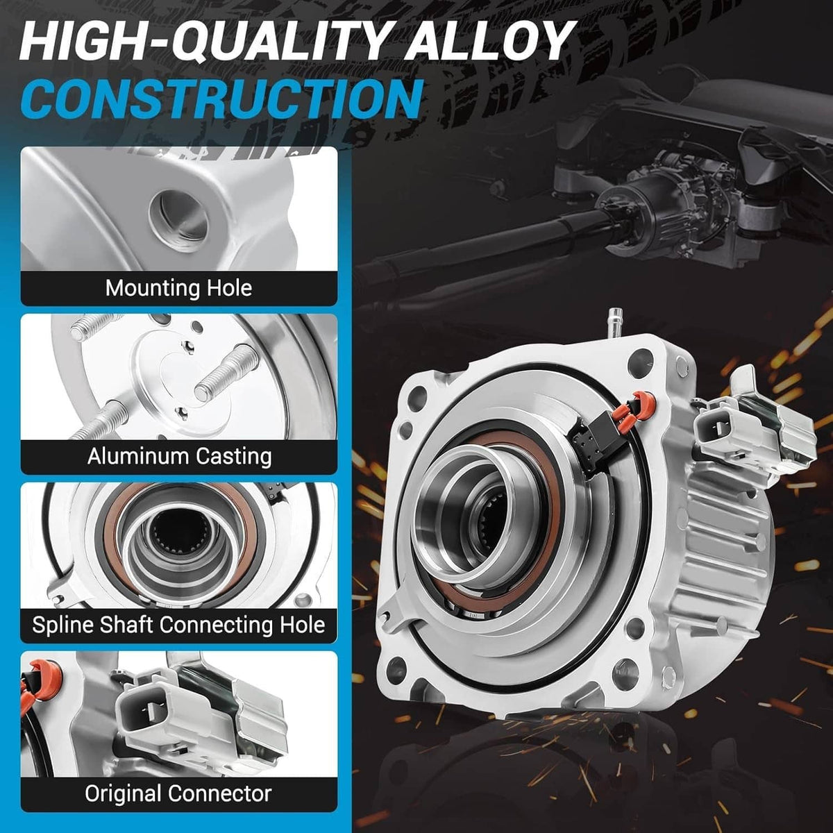 Solidspare For 2011-18 TOYOTA Sienna Rear Differential Viscous Coupler Coupling 41303-28013