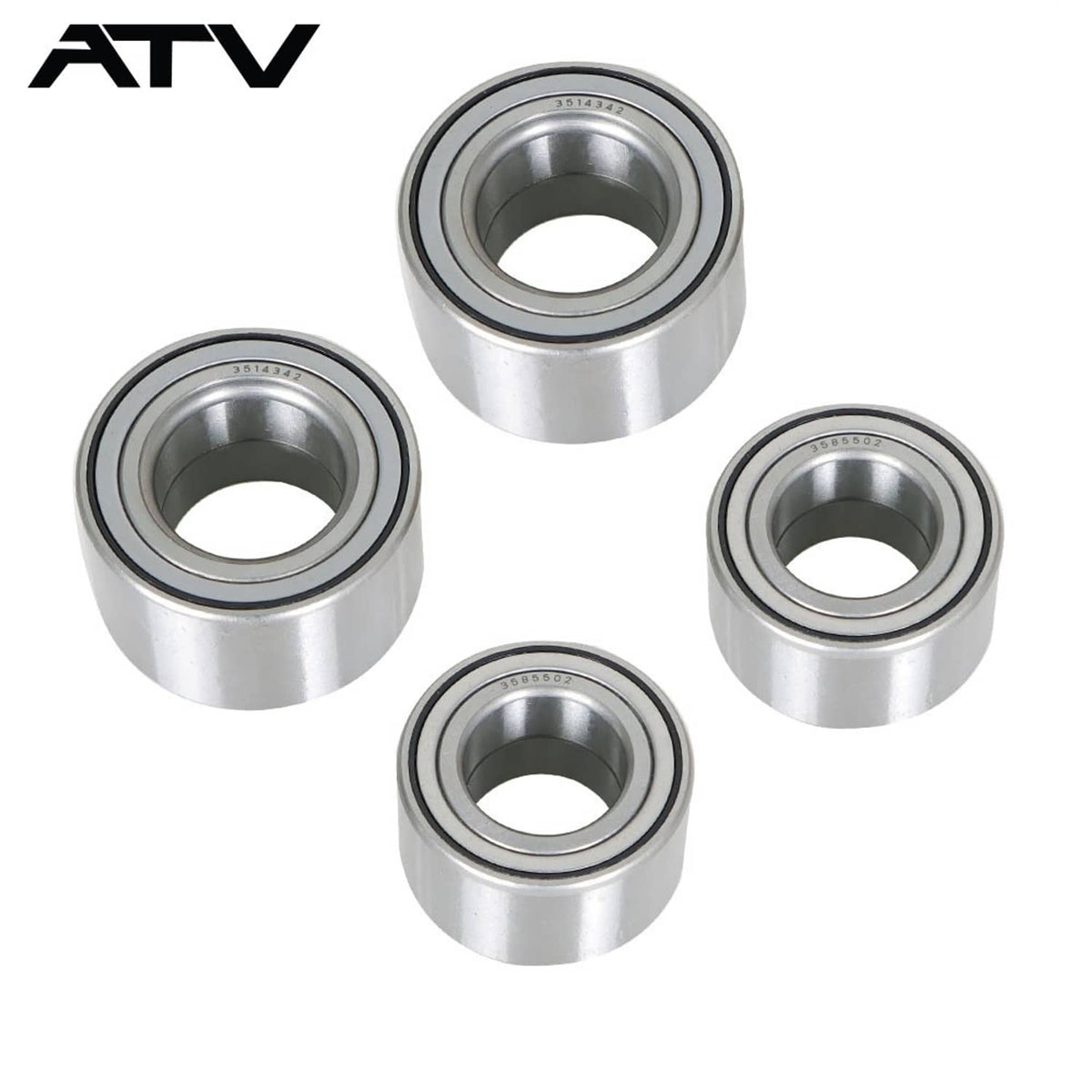 Solidspare For Polaris Ranger 500 400 570 800 EV Front & Rear Wheel Bearings