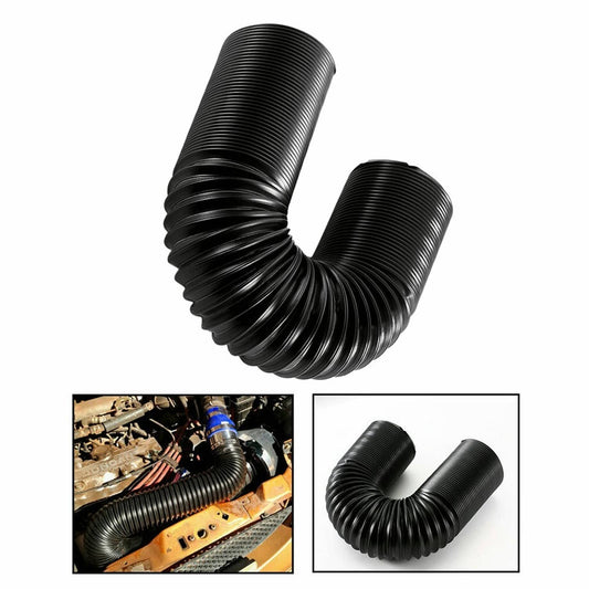 Solid Spare Black 3 Inch Adjustable Flexible Car Suv Turbo Cold Air Intake System Hose Pipe