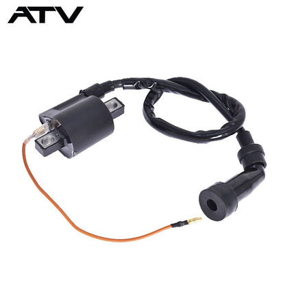 Solidspare Generic Black Ignition Coil Fit For Yamaha MOTO-4 MOTO 4 YFM225 1986 1987 1988