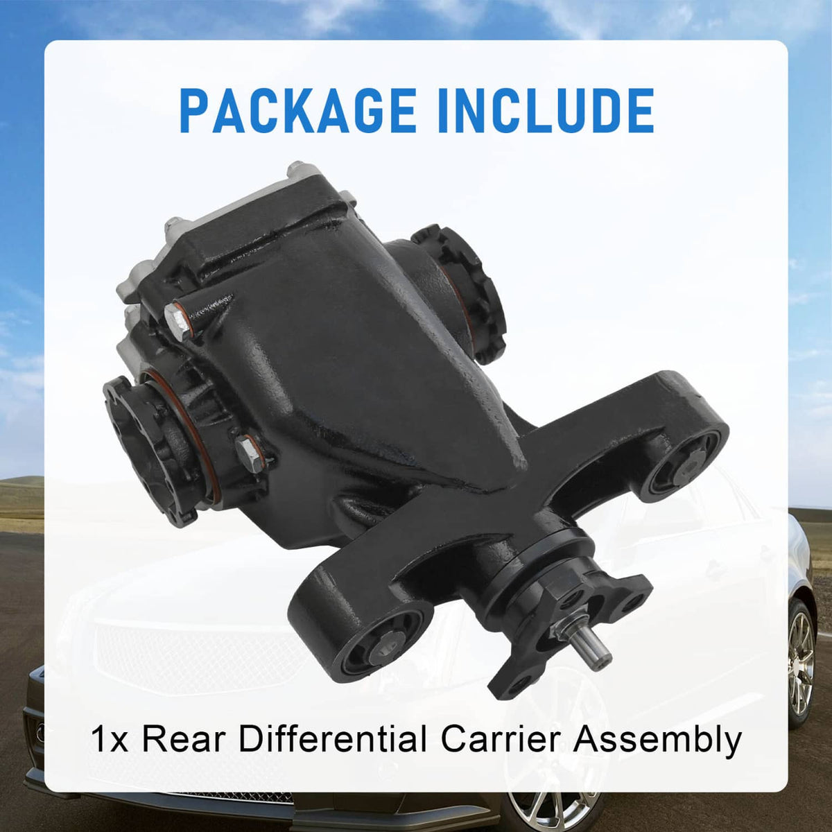 Solidspare Fit Cadillac CTS AWD 2014-2019 23156300 84110751 Rear Differential Assembly 3.27