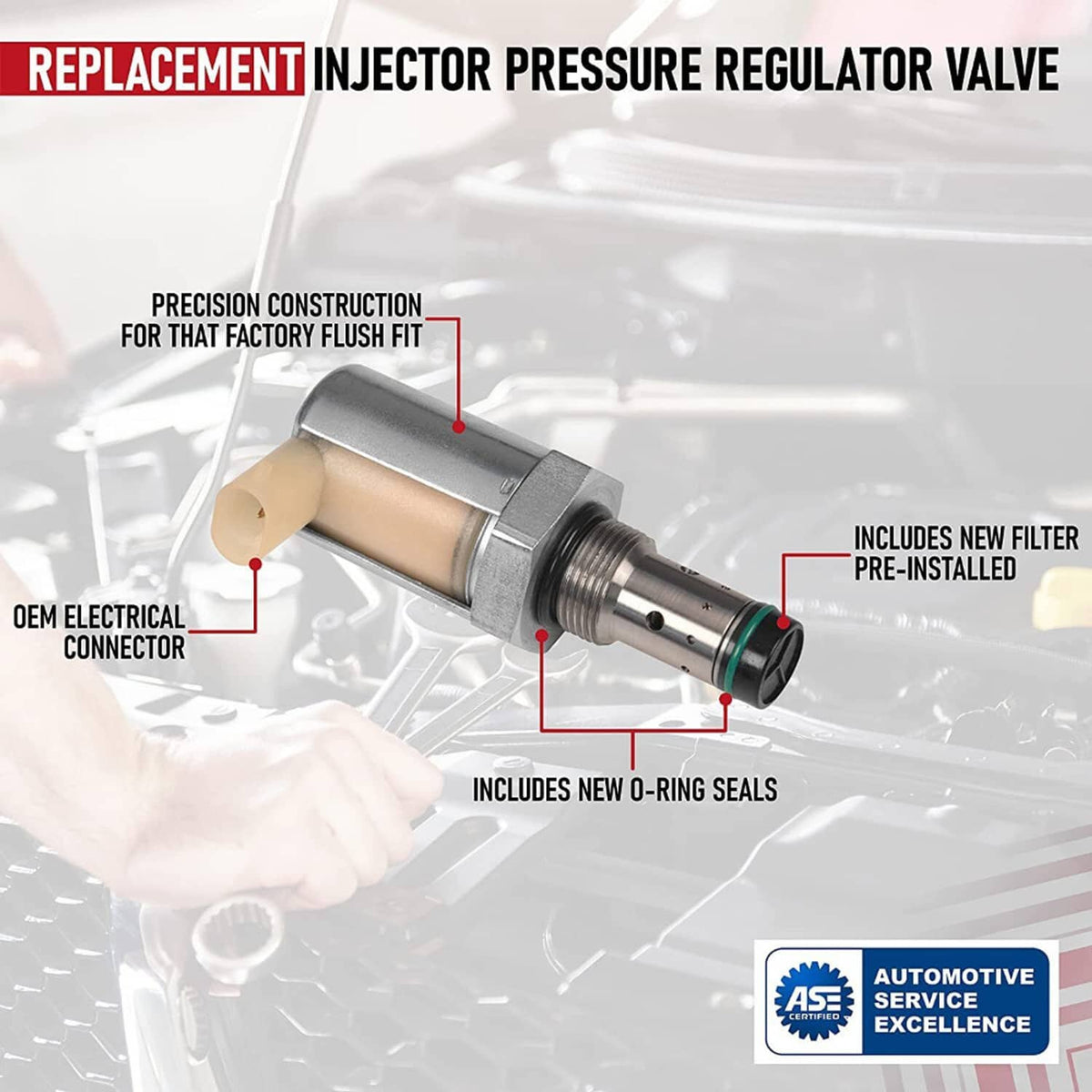 Solidspare Motorcraft IPR Injection Pressure Regulator Valve for 2005-2010 Ford 6.0L CM5126