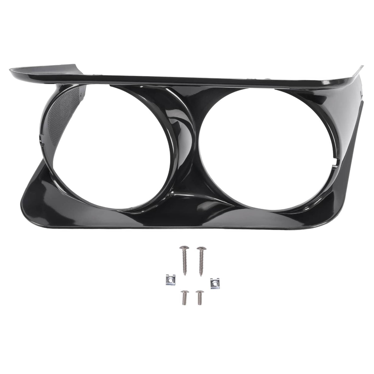 Solid Spare Black Headlight Bezel Trim Driver Side LH For Chevrolet C3 Corvette 1968-1982